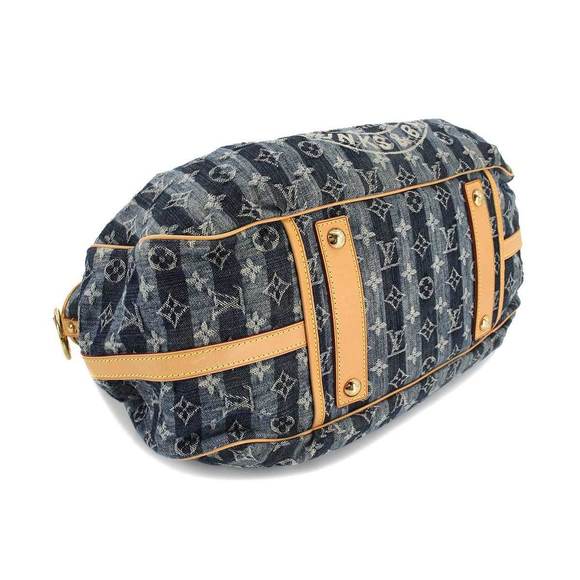 Louis Vuitton Denim Raye GM Shoulder Bag Canvas Blue - Picture 4 of 9
